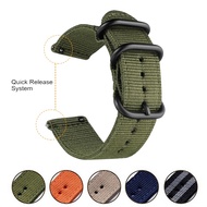 18mm 20mm 22mm 24mm Watch Strap Woven Nylon Universal Watch Band Soft sport Strap For Samsung /Huami / Huawei / Fossil Smart Watch Accessories