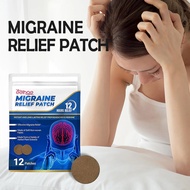Migraine Relief Patch Headache Sickness Dizziness Treatment Anti Stress Help Sleeping Brain Relax Ne