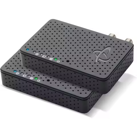 Brand new fast shipping MoCA 2.5 Network Adapter 2-Pack Extends Internet Over Coax for Cable Fiber D