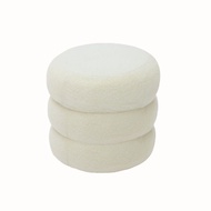 SB Design Square Stool LAYA Model White (43x43x43 Cm.) MAISON&CO Brand.