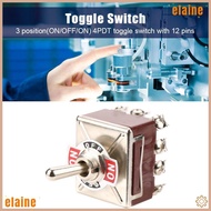 ELAINE ​​3 Position Switch​​, High Current Capacity Controller Device Button Mechanism for Mechanica