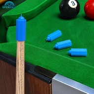 OPENMALL 5PCS Blue Soft Rubber Pool Cue Tip Protector Cap Anti-Slip Dust-Proof Impact-Proof Guard Co