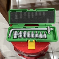 Tekiro 10pcs socket wrench / 8-24mm socket wrench 10pcs