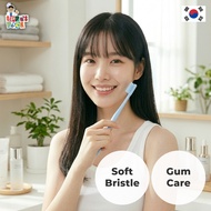 [BOUQUET GARNI] Deep Clear 2-Layer Fine Bristle Pastel Toothbrush (20pcs) | Gentle Gum Care
