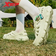 Xtep Tank Crocs Men Outdoor Shoes Fashion Non-slip Breathable Casual Beach