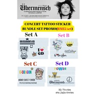 GDRAGON CONCERT 2025 TATTOO STICKER - BUNDLE SET