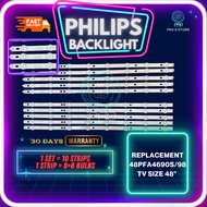 PHILIPS 48" LED TV BACKLIGHT 48PFA4690S/98 (LAMPU TV) PHILIPS 48 INCH LED TV 48PFA4609S