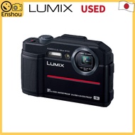 FromJapan[USED]Panasonic Compact Digital Camera LUMIX FT7 Waterproof 4K Video Support Black DC-FT7-K