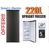 (Offer) Elba 220L Upright Freezer EUF-N2288FF(BS)