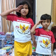 Baju Kaos Dirgahayu 17 Agustus Indonesia Anak - XL