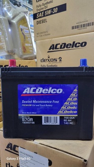แบ๊ตเตอร์รี่แห้งแท้ ACdelco 700cca80ah ขั้วR