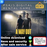 [PS4/5 game]A Way Out/Rental Game/Genuine Activation/Playstation/7 Days