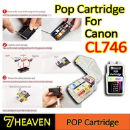 Vision Pop Cartridges for Canon CL746 & CL746s & CL746 XL for Printer Canon IP2870s, IP2872, TS207, 