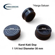 1 1 1/ 4 inch Striped Rubber Feet 30mm Diameter Round Iron Pipe Shelf Table and Chair Base/