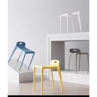 Nordic Minimalist Stackable Stool, Lounge Chair, Modern Plastic Stool, Plastic Stool Chair, Lacoupin