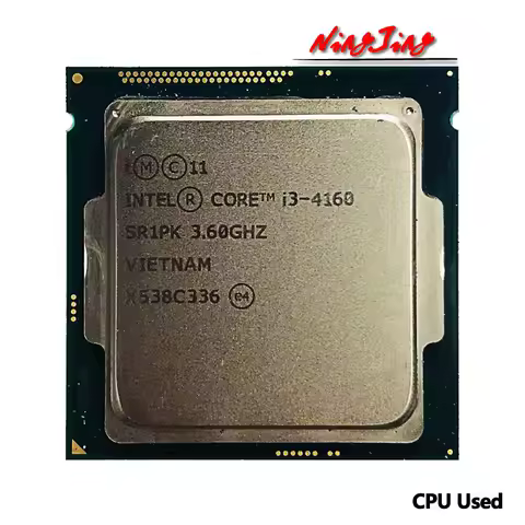 Intel Core i3-4160 i3 4160 3.6 GHz Used Dual-Core Quad-Thread CPU 3M 54W LGA 1150