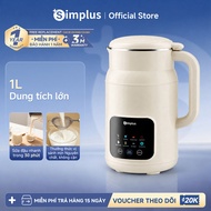 Simplus 1000ML Nut Milk Maker Supports Heating Keeps Warm PBJH001FZ