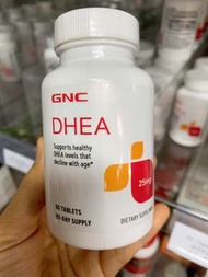 現貨 美國GNC 活力青春素DHEA 25毫克 90粒（備孕抗衰老）（EXP 2025）| DHEA 25mg 90 tablets 048107228316