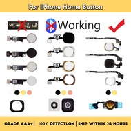 Home Button Flex  For iPhone 6 6s 7 8 Plus 5s SE 5C 5G Return Back Home Button key Assembly With Fle