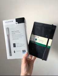 全新 Moleskine Pen+ Ellipse & Notebook 智能筆及筆記本一套