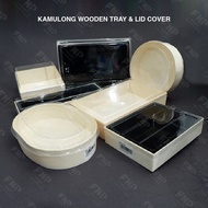 SUSHI BOX BOX / Wooden Box Tray & Lid Cover