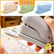 SIXIS Hole Puncher, Mini Loose-Leaf 6-Hole Puncher, Portable Handheld Labor-Saving Hole Punch|A5/B5/