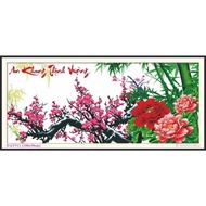 Diamond Painting (New Model) - An Khang Prosperity Embroidery Painting, Mai Khai Phu Quy Lv511,Lv324