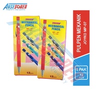 Aksesoren Pensil Mekanik [Joyko MP-07] / Pencils 12 Pcs / Pencil