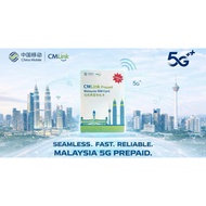 CMLink Malaysia Prepaid SIM Card 4G 5G Unlimited Call 200GB 350GB High Speed Internet Data Murah OTP