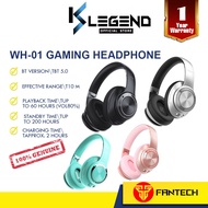 Fantech Headset WH01 / WH-01 Wireless Bluetooth Gaming Headphone for pc laptop and mobile phone