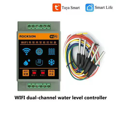 Smart Home Water Level Sensor wifi Controller Leakage Flood Alarm Swimming Vape Tank Flow Detector S