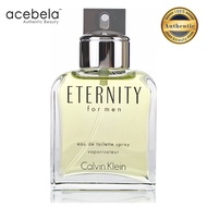 Calvin Klein Eternity Men EDT : 50ml, 100ml, 200ml (100% Authentic Perfume, Brand Fragrance)