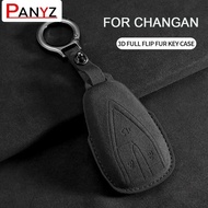 for Changan CS35PLUS CS35 Plus CS55 PLUS CS75 PLUS Eado UNI-T UNI K Oushang X5 X7 EV Suede Keyring C
