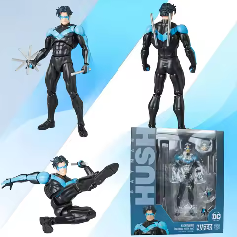 Original Medicom MAFEX 175 MAFEX NIGHTWING (BATMAN: HUSH Ver.) In Stock Anime Collection Figures Mod