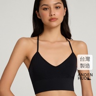 [Anden Hud] Collagen Series.beautiful Back Long Version Seamless Bra Top (Black) Made In Taiwan
