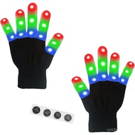 LED Gloves Light Up Gloves Boys Cool Toys 6 Modes Flashing Fun Toys for 4 5 6 7 Year Old Kids Gift