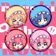Anime BOCCHI THE ROCK Figure Ryo Ikuyo Gotou Hitori Ijichi Nijika Badge Cute Brooches Cosplay Pins F