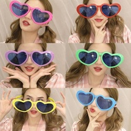 Exaggerated Funny Party Heart Glasses Selfie Props Oversized Sunglasses