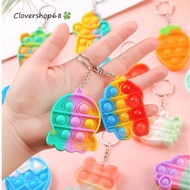 (Set) Fun and beautiful stress-relieving pop it key hanger Clovershop68