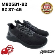 NewStar M825B1-B2 Black School Shoes [Shoe Lace] Kasut Hitam