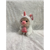 Pig doll unicorn costume/ pig doll/pig plush doll/piggy plush/ pig doll pig costume/piggy stuff pig 