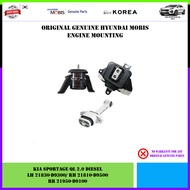 Kia Sportage QL 2.0 Diesel 2016 Genuine Hyundai Mobis Engine Mounting (LH 21830-D9300/RH 21810-D9500
