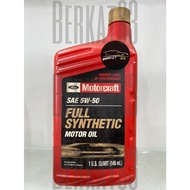 (FORD) MOTORCRAFT SAE 5W-50 FULL SYNTHETIC ENGINE OIL X0-5W50-QGT