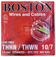 Boston 5.5mm2 THHN Stranded Wire 150m/roll