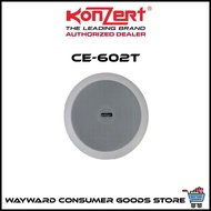 KONZERT (CE-602T) 6" 2-way Speaker System with Enclosure - 25W 70/100V