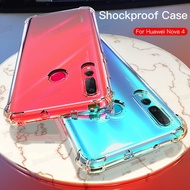 Case Huawei Nova 6 5T Nova 4e 4 3i P20 P30 Pro Mate20 Silicone Transparent Cover