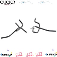 CUCKO Display Hooks, Silver Pegboard Hooks, Retail Shop Peg