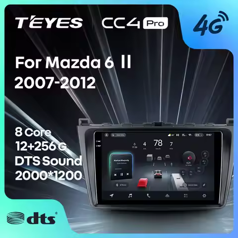 TEYES CC4 PRO For Mazda 6 II GH 2007 - 2012 CarPlay Android Auto Car play Radio 2DIN Multimedia Ster