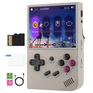 RG35XX Handheld Game Console Linux Garlic OS, HDMI and TV Output 3.5 Inch IPS Screen 64G TF Card 680
