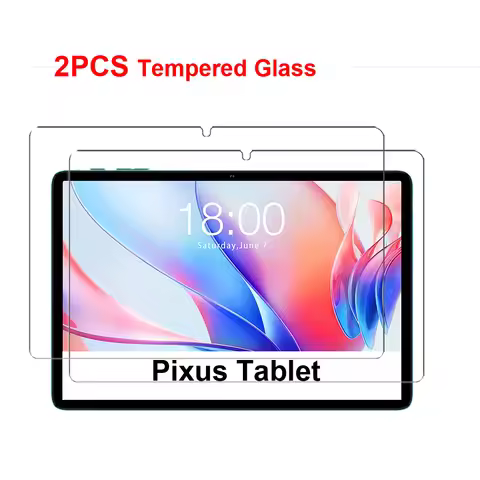 2PCS HD Tempered Glass Film For Pixus Loga Combo 10.95'' Line Titan 10.4 Wing Drive 10.1inch Tablet 